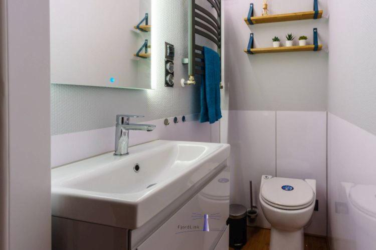 Hausboot Fjord Polaris Mit Biosauna In Барт Экстерьер фото