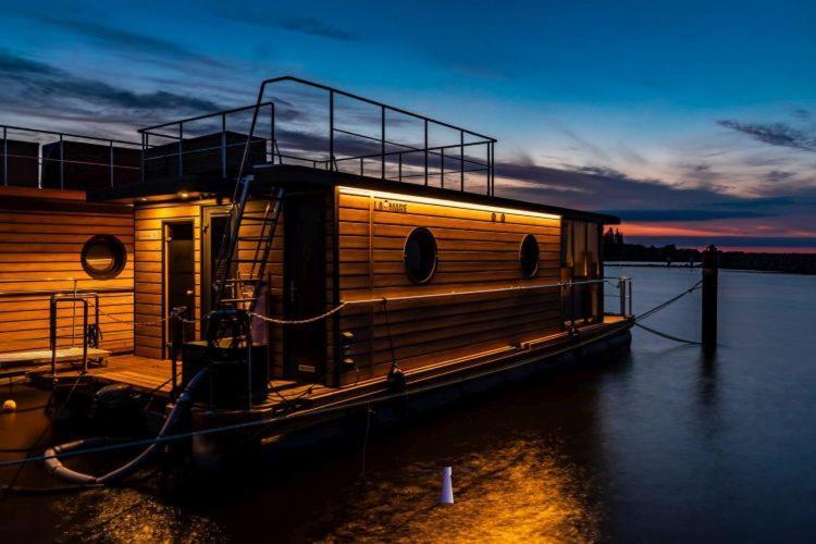Hausboot Fjord Polaris Mit Biosauna In Барт Экстерьер фото